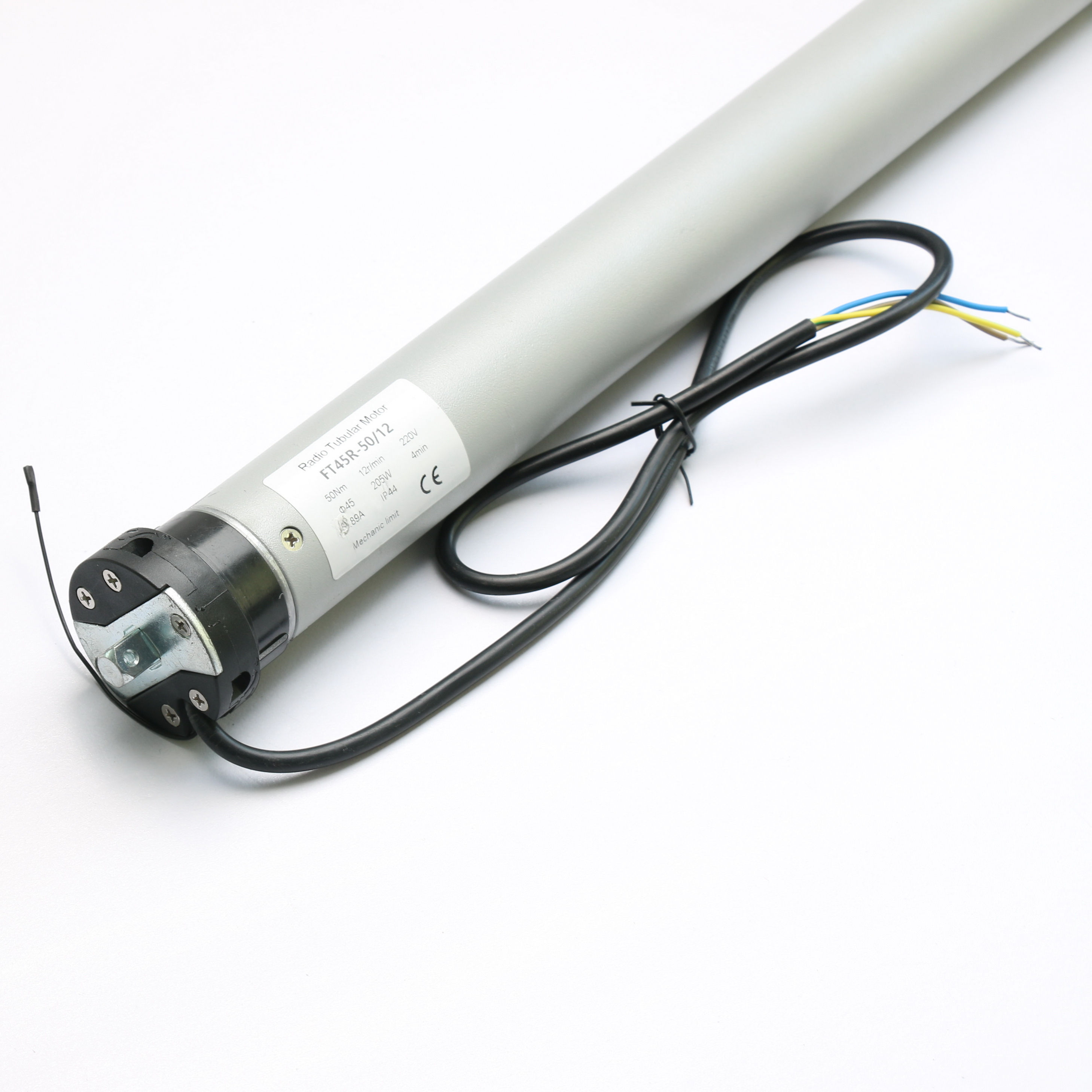 45mm AC Tubular Motor Super Silence Motor with Radio Control Function Mechanical Limit Quite Design Low Noise