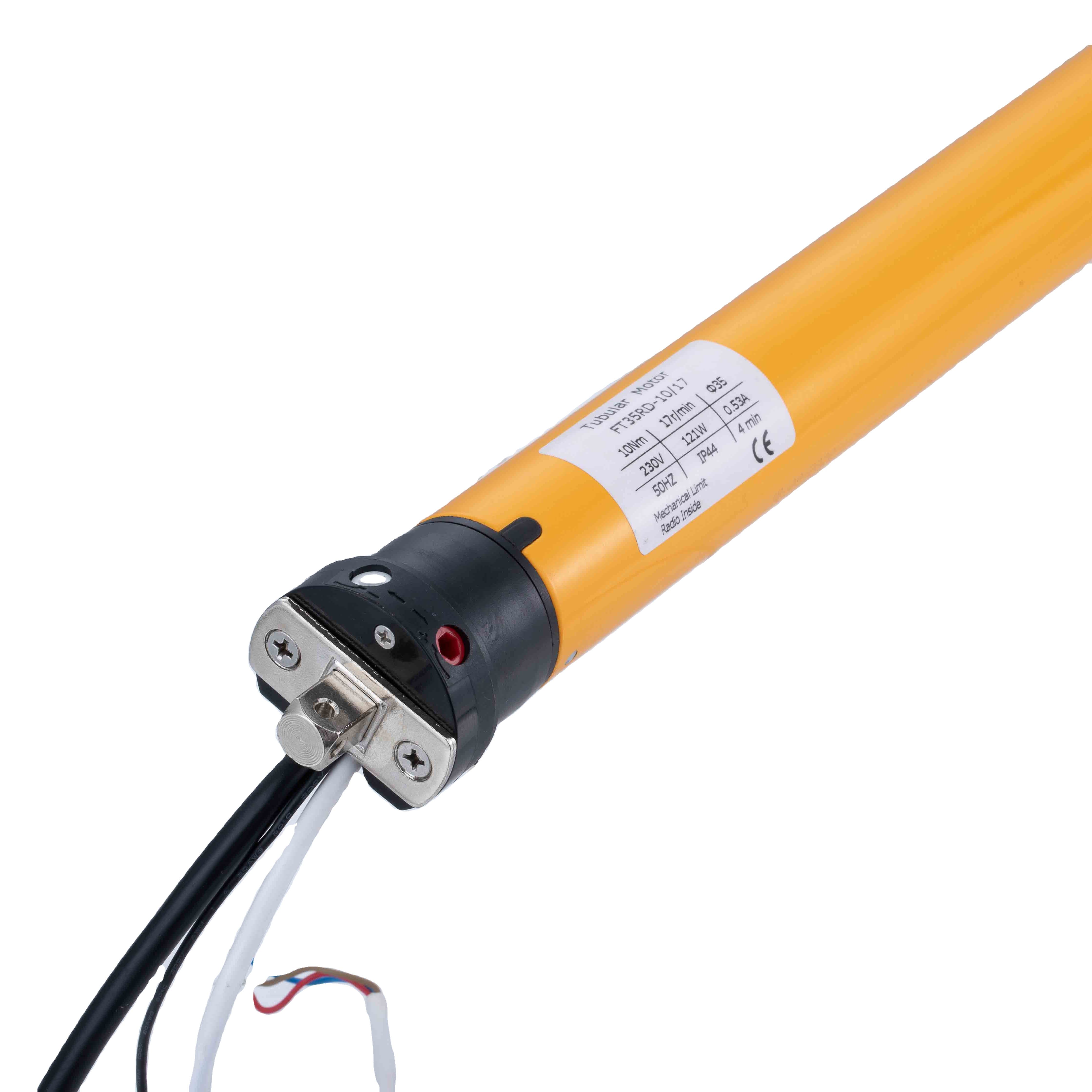35mm Tubular Motor Low Noise Radio 433.92Mhz 13N for 40mm Motorized Roller Shutter 110V/220V