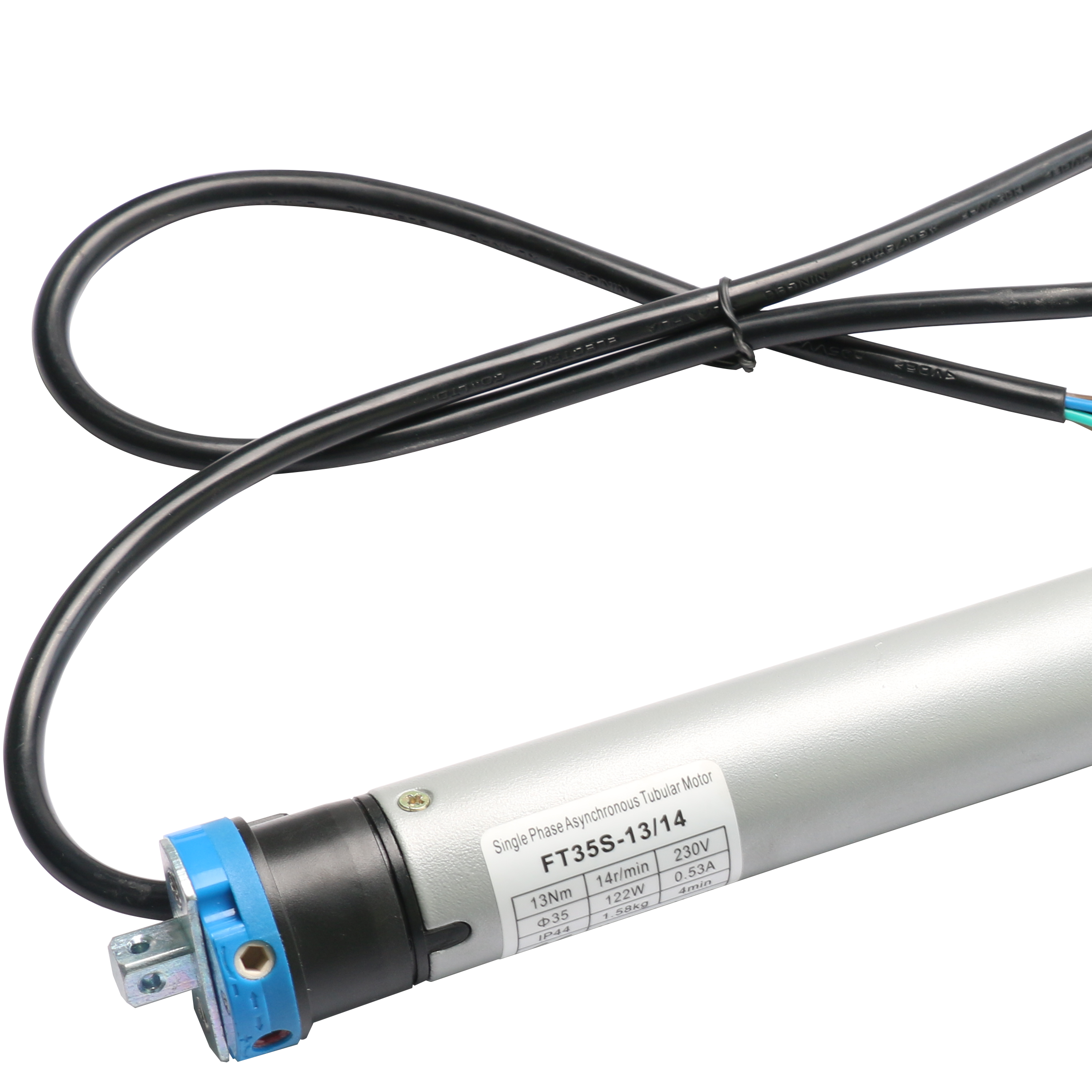 35mm Standard Mechanical Limit Motorized Electric Roller Blinds 40mm Aluminum Tube 35S 6N 28rpm Tubular Motor